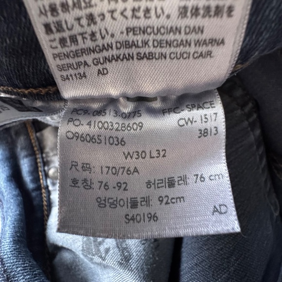 Levi's 513 Men's *Well Worn*  Straight Leg Jeans 30x32 Cowboy Western Denim - Picture 11 of 16